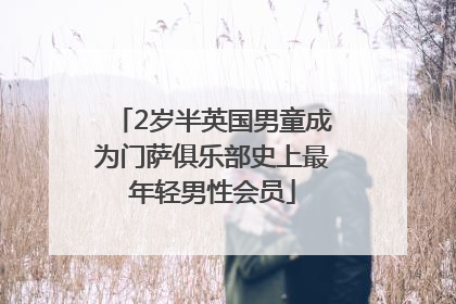 2岁半英国男童成为门萨俱乐部史上最年轻男性会员